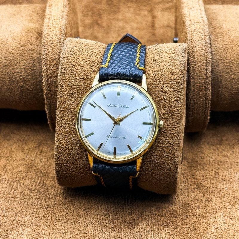 Seiko Seiko - Crown 雨星 (Amaboshi) – Rain Star - No reserve price - J15003E - Men - 1963 vintage watch - image 9