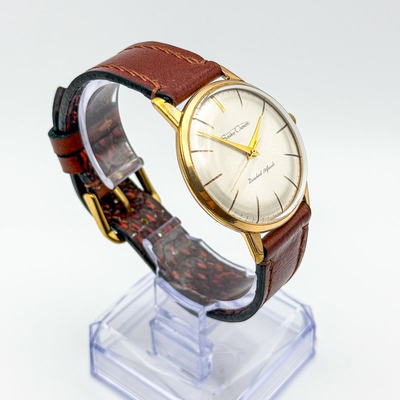 Seiko Seiko - Crown 月映 – Tsukie – Moon Reflection - No reserve price - J14066 - Men - 1960 vintage watch - image 5