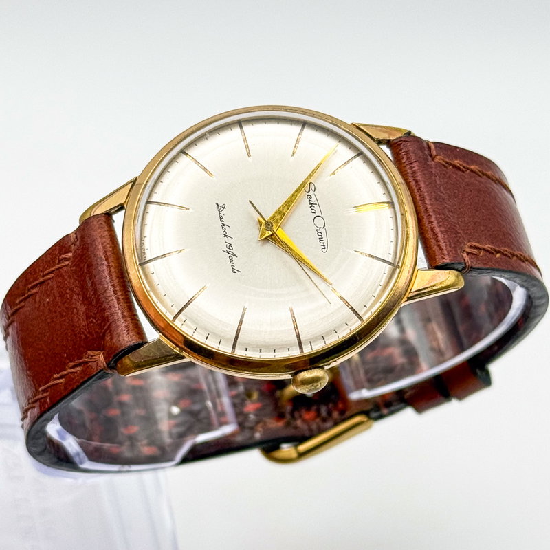 Seiko Seiko - Crown 月映 – Tsukie – Moon Reflection - No reserve price - J14066 - Men - 1960 vintage watch - image 10
