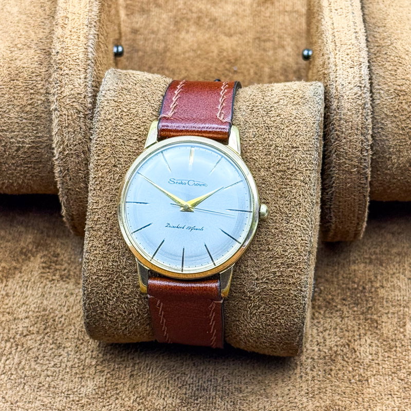 Seiko Seiko - Crown 月映 – Tsukie – Moon Reflection - No reserve price - J14066 - Men - 1960 vintage watch - image 11