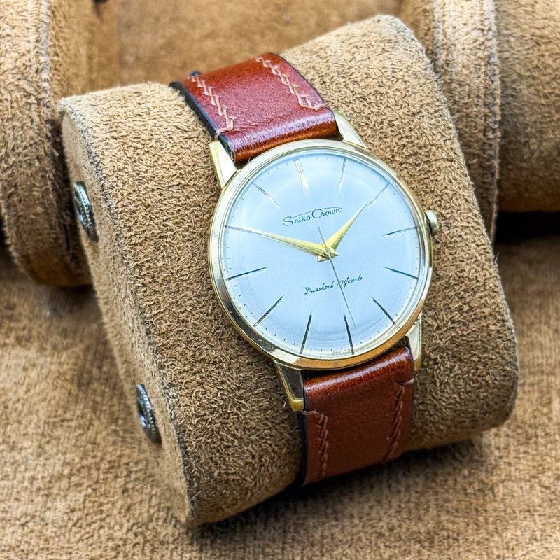 Seiko Seiko - Crown 月映 – Tsukie – Moon Reflection - No reserve price - J14066 - Men - 1960 vintage watch - image 13