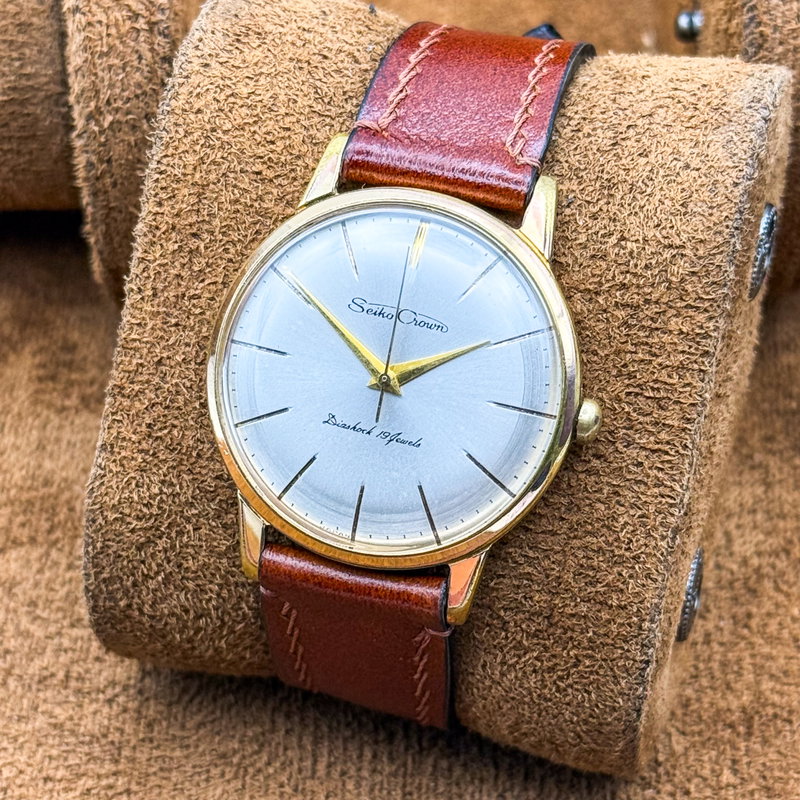 Seiko Seiko - Crown 月映 – Tsukie – Moon Reflection - No reserve price - J14066 - Men - 1960 vintage watch - image 17