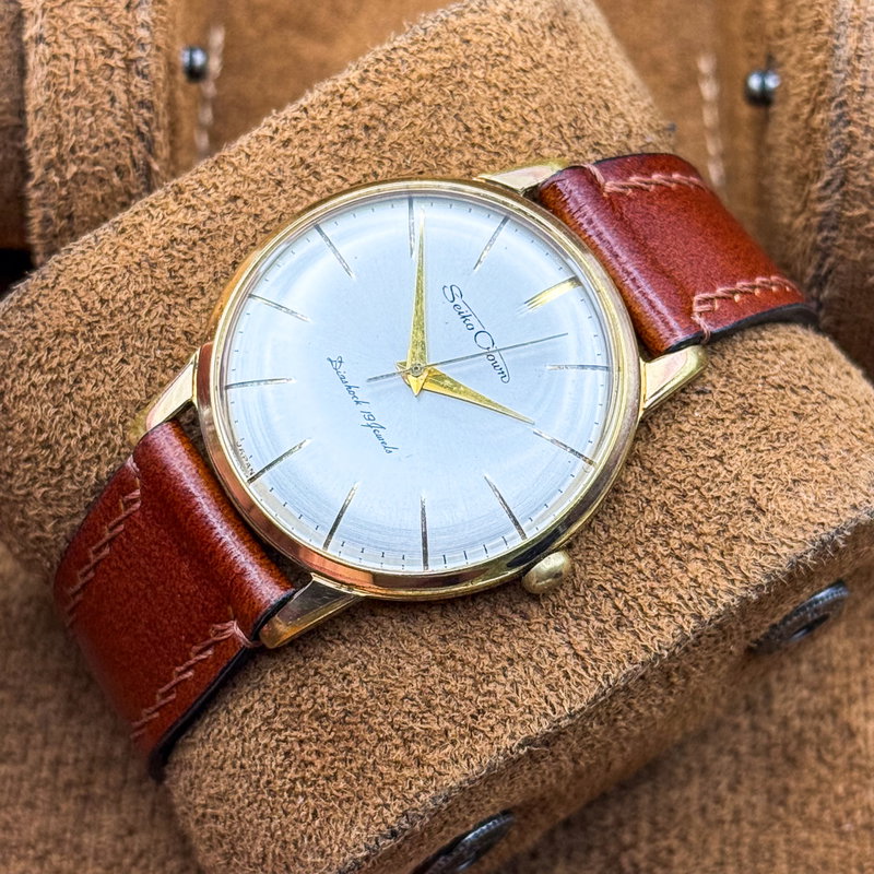 Seiko Seiko - Crown 月映 – Tsukie – Moon Reflection - No reserve price - J14066 - Men - 1960 vintage watch - image 18