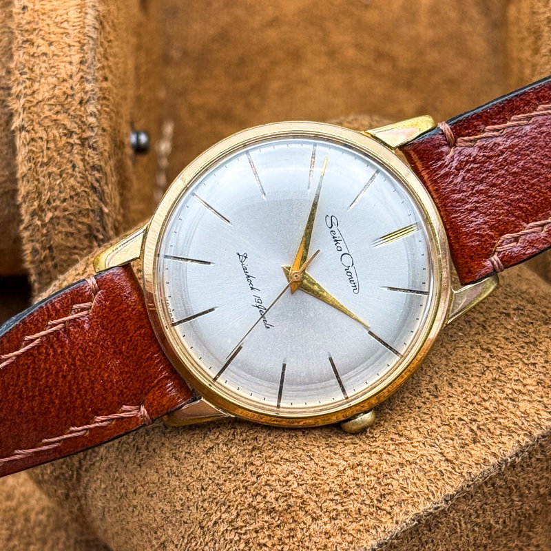 Seiko Seiko - Crown 月映 – Tsukie – Moon Reflection - No reserve price - J14066 - Men - 1960 vintage watch - image 20