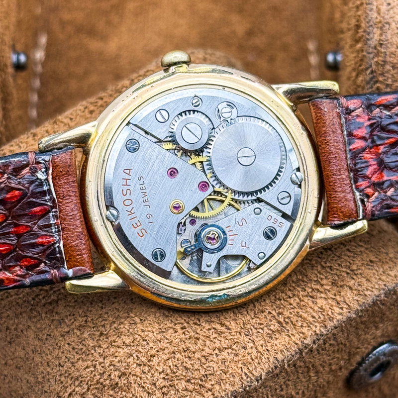 Seiko Seiko - Crown 月映 – Tsukie – Moon Reflection - No reserve price - J14066 - Men - 1960 vintage watch - image 25