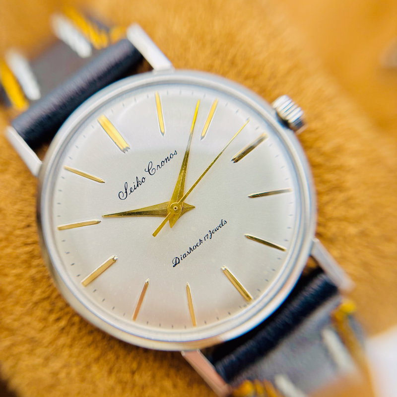 Seiko Seiko - Cronos [Near-Mint] 月映 – Tsukie – Moon Reflection - No reserve price - J14046 - Men - 1959 vintage watch - image 9