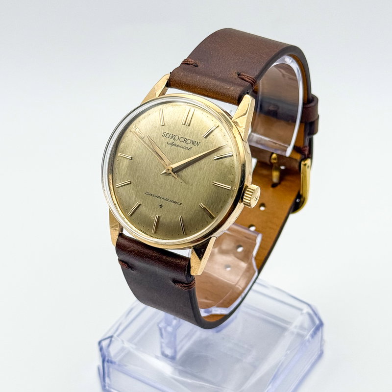 Seiko Seiko - Crown Special "14K GOLD-FILLED" 晶韻 – Shōin – Crystal Resonance - No reserve price - J14100E - Men - 1962 vintage watch - image 3