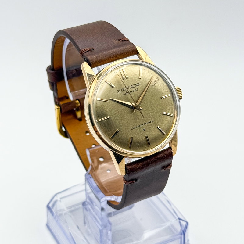 Seiko Seiko - Crown Special "14K GOLD-FILLED" 晶韻 – Shōin – Crystal Resonance - No reserve price - J14100E - Men - 1962 vintage watch - image 5