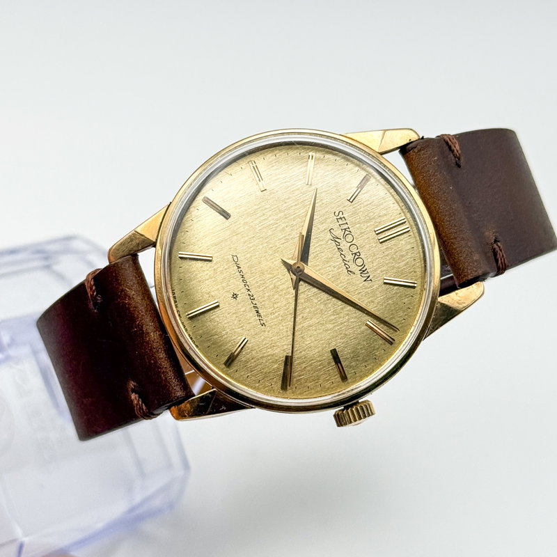 Seiko Seiko - Crown Special "14K GOLD-FILLED" 晶韻 – Shōin – Crystal Resonance - No reserve price - J14100E - Men - 1962 vintage watch - image 1