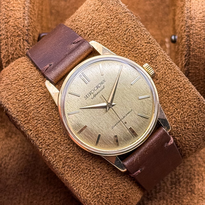 Seiko Seiko - Crown Special "14K GOLD-FILLED" 晶韻 – Shōin – Crystal Resonance - No reserve price - J14100E - Men - 1962 vintage watch - image 13