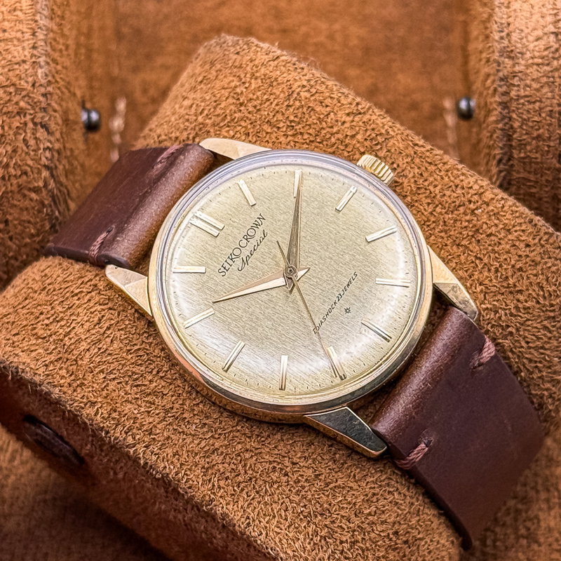 Seiko Seiko - Crown Special "14K GOLD-FILLED" 晶韻 – Shōin – Crystal Resonance - No reserve price - J14100E - Men - 1962 vintage watch - image 14