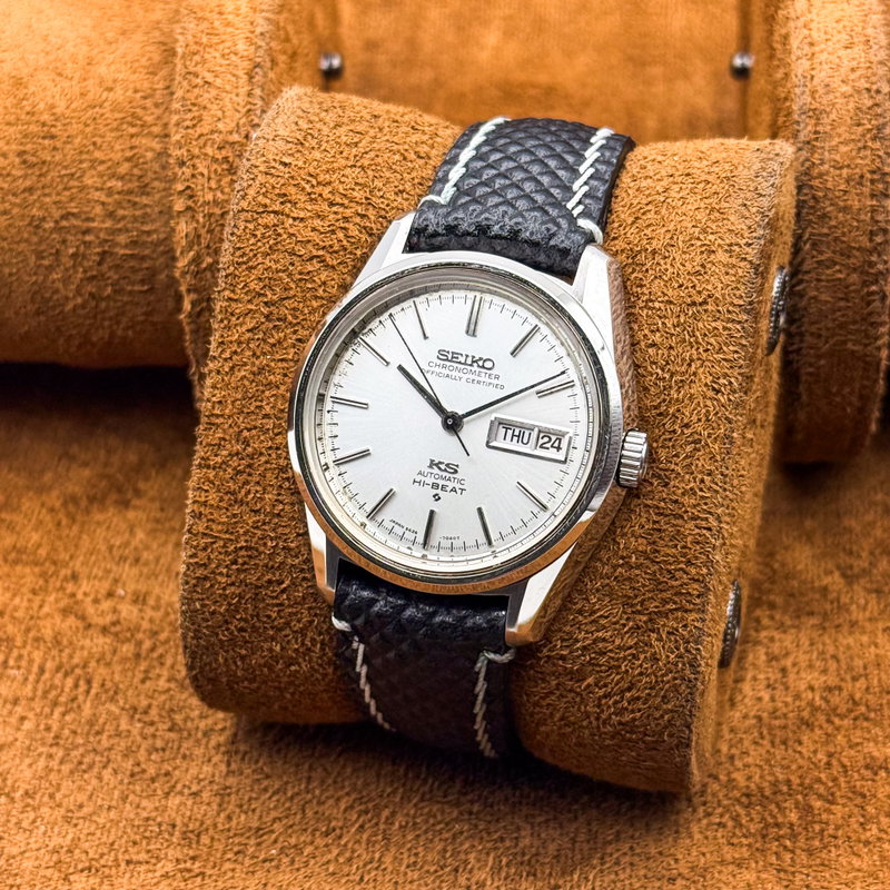 Seiko Seiko - King Seiko Chronometer Hi-Beat 玉座 (Gyokuza) – Throne - 5626-7040 - Men - 1970 vintage watch - image 3