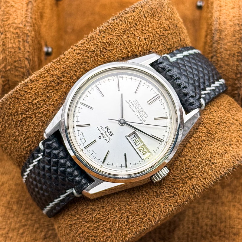 Seiko Seiko - King Seiko Chronometer Hi-Beat 玉座 (Gyokuza) – Throne - 5626-7040 - Men - 1970 vintage watch - image 5