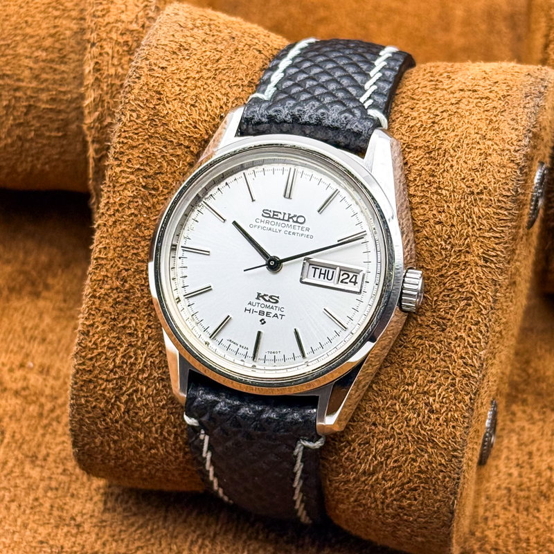 Seiko Seiko - King Seiko Chronometer Hi-Beat 玉座 (Gyokuza) – Throne - 5626-7040 - Men - 1970 vintage watch - image 6