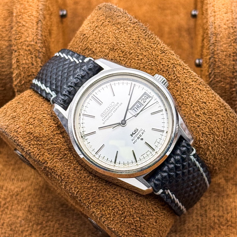 Seiko Seiko - King Seiko Chronometer Hi-Beat 玉座 (Gyokuza) – Throne - 5626-7040 - Men - 1970 vintage watch - image 2