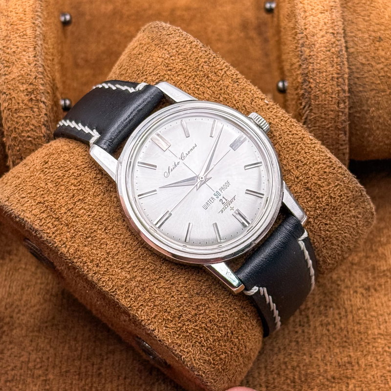 Seiko Seiko - Cronos 貴銀 (Kigin) – Noble Silver - No reserve price - J13046 - Men - 1962 vintage watch - image 15