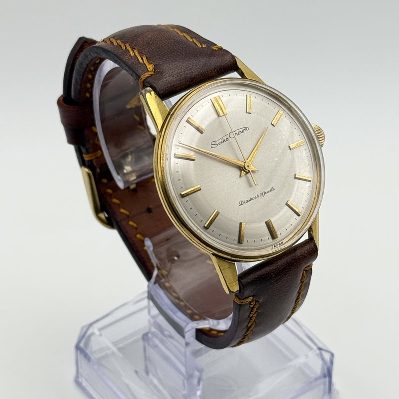 Seiko Seiko - Crown 金霞 (Kin Kasumi) – Golden Haze - No Reserve Price - 16002 - Men - 1963 vintage watch - image 4