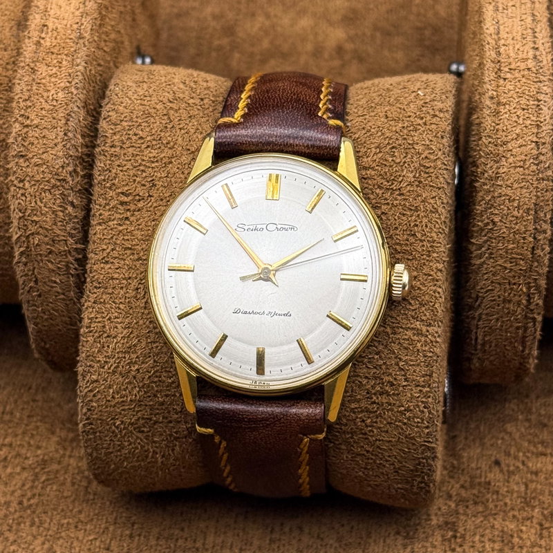 Seiko Seiko - Crown 金霞 (Kin Kasumi) – Golden Haze - No Reserve Price - 16002 - Men - 1963 vintage watch - image 11