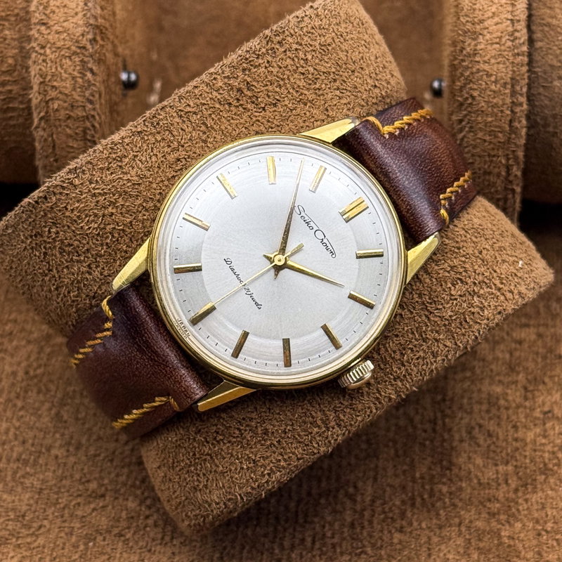 Seiko Seiko - Crown 金霞 (Kin Kasumi) – Golden Haze - No Reserve Price - 16002 - Men - 1963 vintage watch - image 15