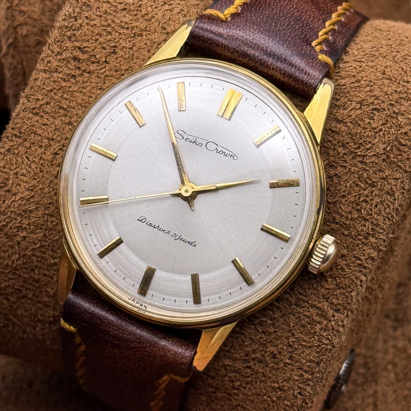 Seiko Seiko - Crown 金霞 (Kin Kasumi) – Golden Haze - No Reserve Price - 16002 - Men - 1963 vintage watch - image 16