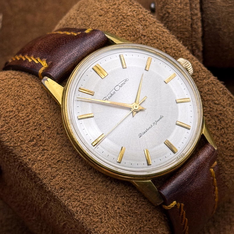 Seiko Seiko - Crown 金霞 (Kin Kasumi) – Golden Haze - No Reserve Price - 16002 - Men - 1963 vintage watch - image 17