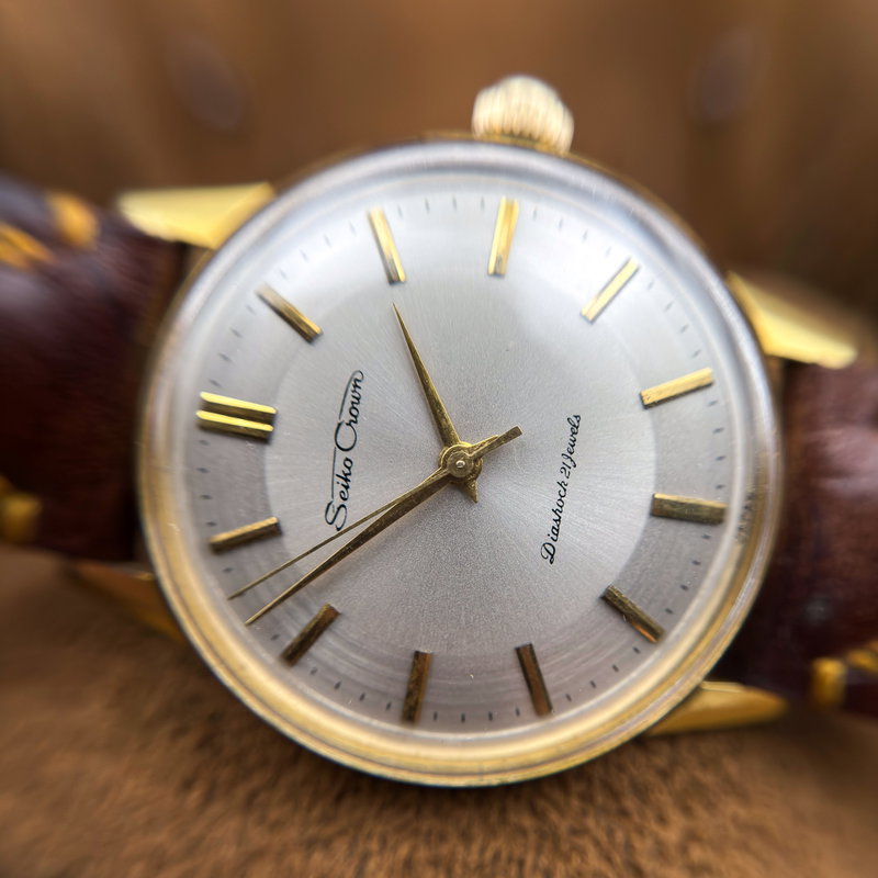 Seiko Seiko - Crown 金霞 (Kin Kasumi) – Golden Haze - No Reserve Price - 16002 - Men - 1963 vintage watch - image 21