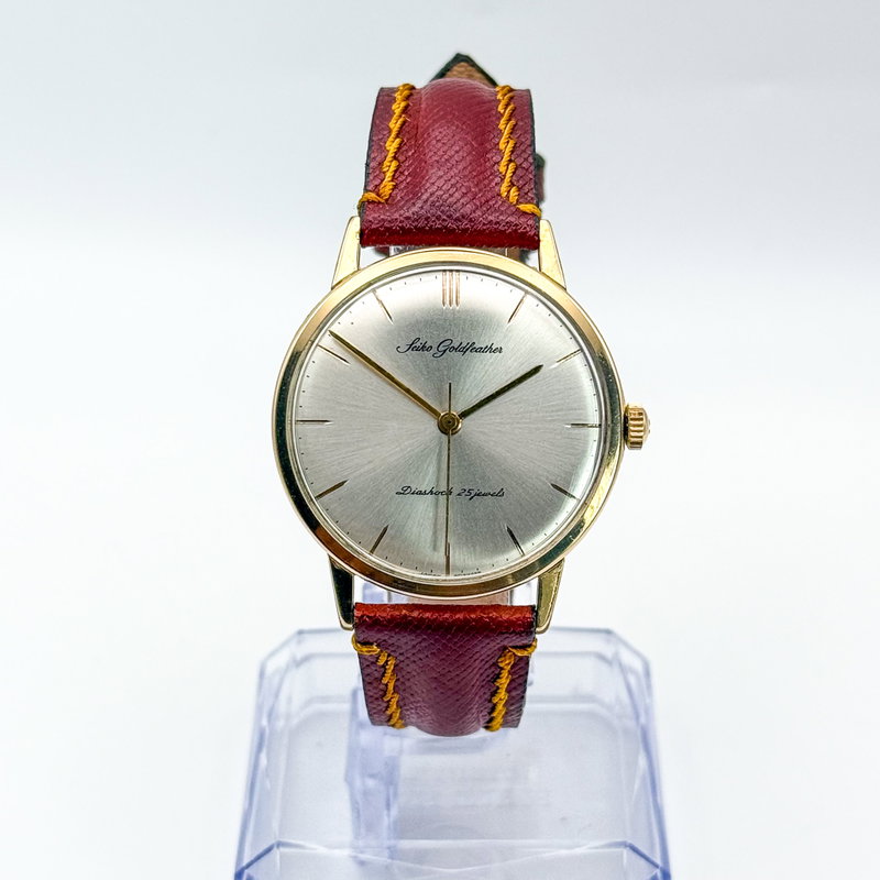 Seiko Seiko - Goldfeather [14K GOLD-FILLED] 栄律 – Eiritsu – Rhythm of Glory - No reserve price - J14060 - Men - 1961 vintage watch - image 5