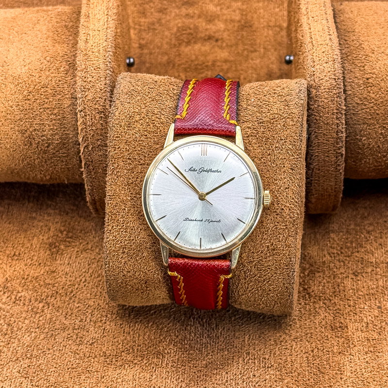 Seiko Seiko - Goldfeather [14K GOLD-FILLED] 栄律 – Eiritsu – Rhythm of Glory - No reserve price - J14060 - Men - 1961 vintage watch - image 12