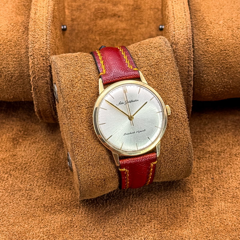Seiko Seiko - Goldfeather [14K GOLD-FILLED] 栄律 – Eiritsu – Rhythm of Glory - No reserve price - J14060 - Men - 1961 vintage watch - image 14