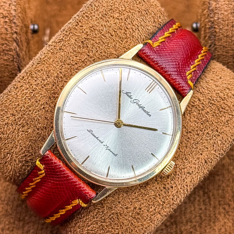 Seiko Seiko - Goldfeather [14K GOLD-FILLED] 栄律 – Eiritsu – Rhythm of Glory - No reserve price - J14060 - Men - 1961 vintage watch - image 19