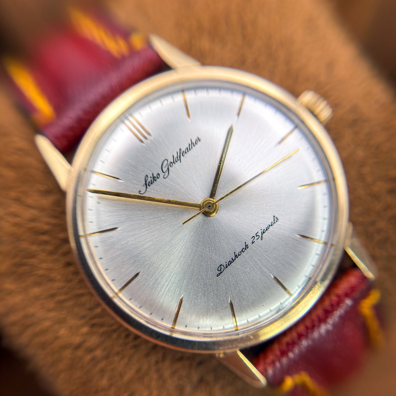 Seiko Seiko - Goldfeather [14K GOLD-FILLED] 栄律 – Eiritsu – Rhythm of Glory - No reserve price - J14060 - Men - 1961 vintage watch - image 24