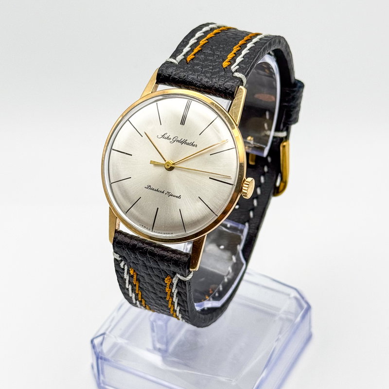 Seiko Seiko - Goldfeather [14K GOLD-FILLED]  志光 (Shikō) – Light of Ambition - No reserve price - J15008 - Men - 1960 vintage watch - image 2