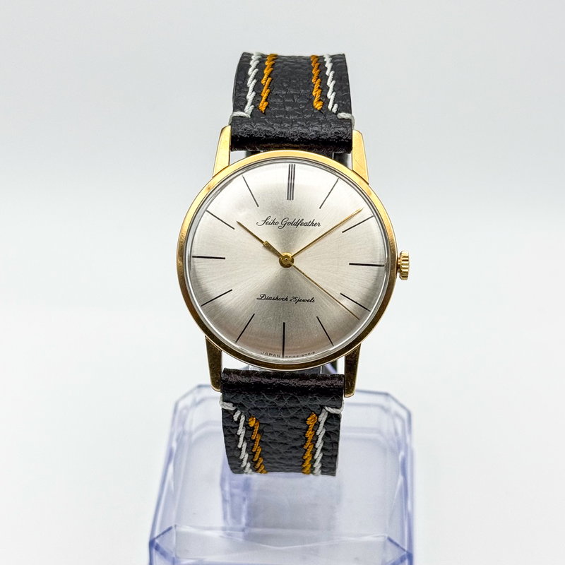 Seiko Seiko - Goldfeather [14K GOLD-FILLED]  志光 (Shikō) – Light of Ambition - No reserve price - J15008 - Men - 1960 vintage watch - image 1
