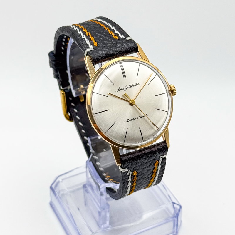Seiko Seiko - Goldfeather [14K GOLD-FILLED]  志光 (Shikō) – Light of Ambition - No reserve price - J15008 - Men - 1960 vintage watch - image 4