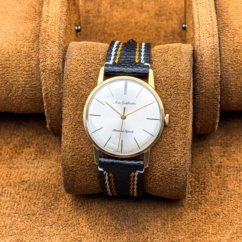 Seiko Seiko - Goldfeather [14K GOLD-FILLED]  志光 (Shikō) – Light of Ambition - No reserve price - J15008 - Men - 1960 vintage watch - image 11