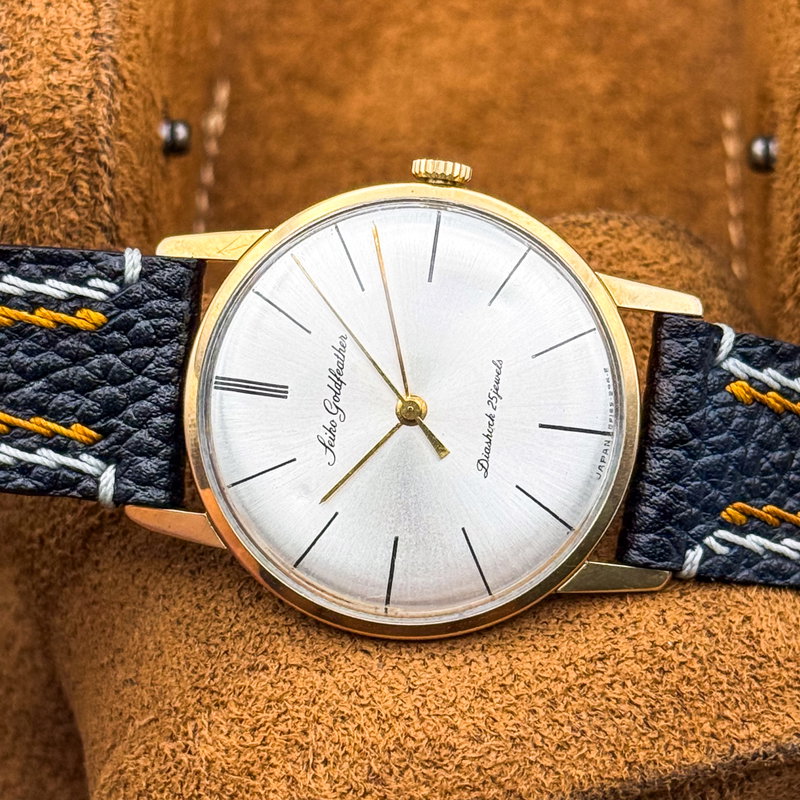 Seiko Seiko - Goldfeather [14K GOLD-FILLED]  志光 (Shikō) – Light of Ambition - No reserve price - J15008 - Men - 1960 vintage watch - image 22