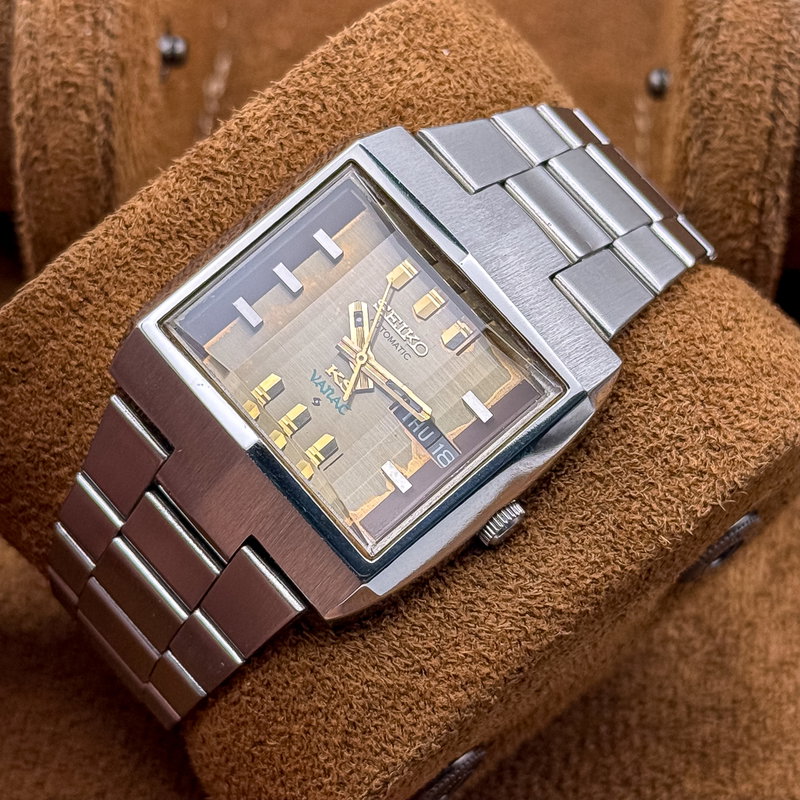 Seiko Seiko - King Seiko Vanac "Gradient Golden Sunburst" 燦王 (San’ō) – Radiant King - 5626-5050 - Men - 1972 vintage watch - image 19