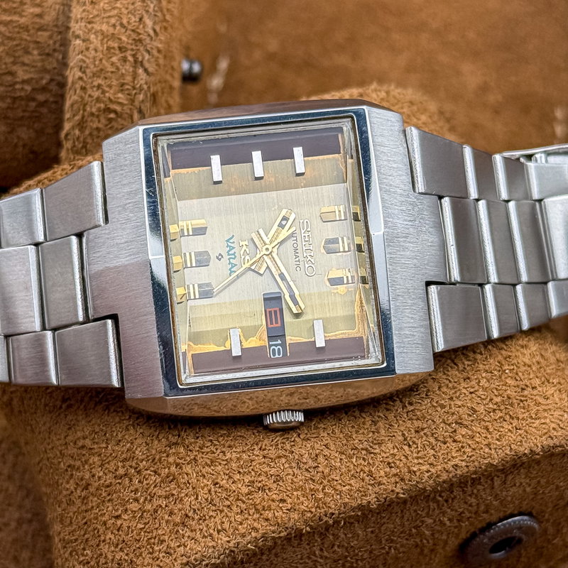 Seiko Seiko - King Seiko Vanac "Gradient Golden Sunburst" 燦王 (San’ō) – Radiant King - 5626-5050 - Men - 1972 vintage watch - image 28