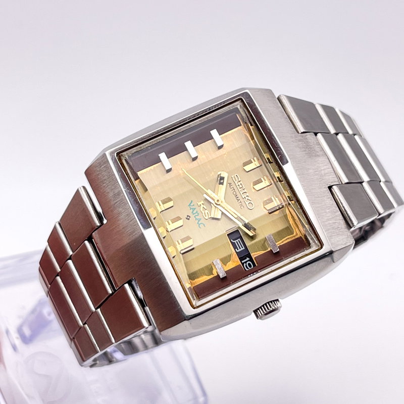 Seiko Seiko - King Seiko Vanac "Gradient Golden Sunburst" 燦王 (San’ō) – Radiant King - 5626-5050 - Men - 1972 vintage watch - image 11