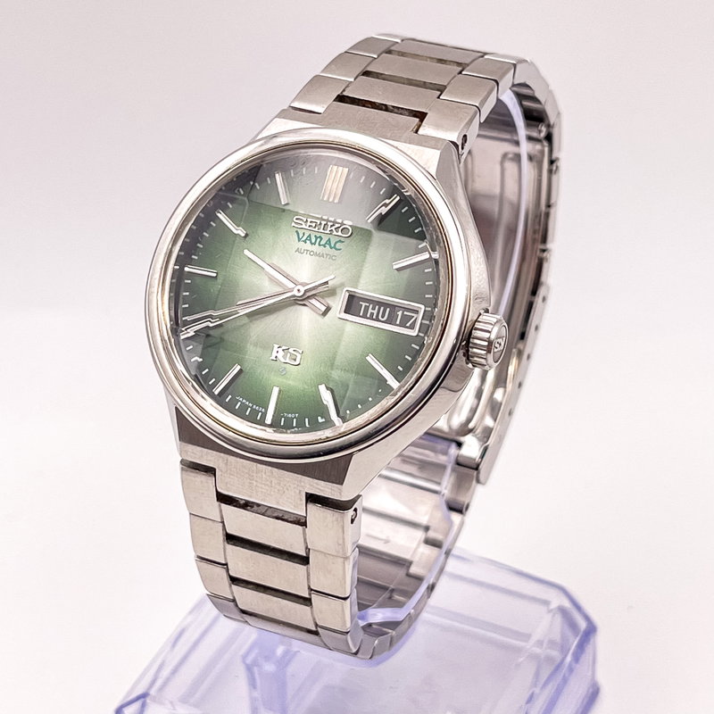 Seiko Seiko - King Seiko Vanac "Gradient Green Sunburst" 王道 (Ōdō) – The King’s Path - 5626-7140 - Men - 1974 vintage watch - image 9