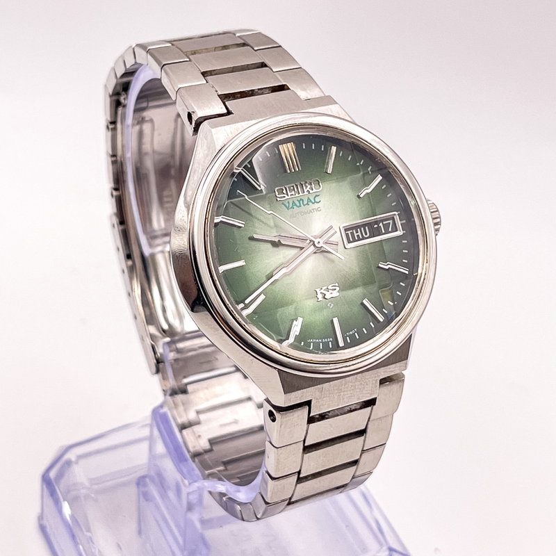 Seiko Seiko - King Seiko Vanac "Gradient Green Sunburst" 王道 (Ōdō) – The King’s Path - 5626-7140 - Men - 1974 vintage watch - image 11