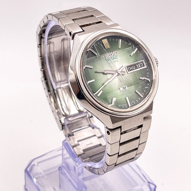 Seiko Seiko - King Seiko Vanac "Gradient Green Sunburst" 王道 (Ōdō) – The King’s Path - 5626-7140 - Men - 1974 vintage watch - image 12