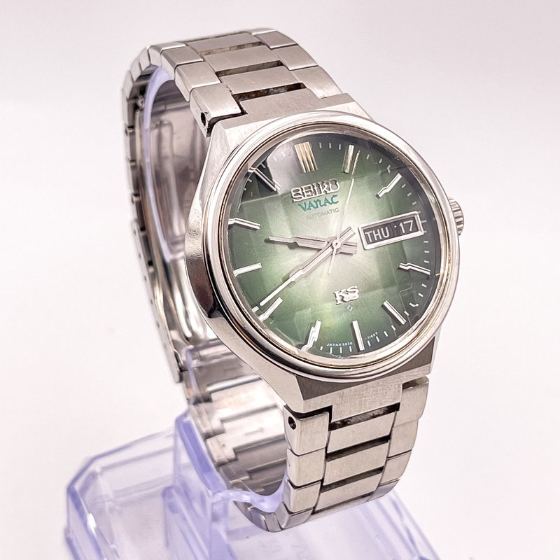 Seiko Seiko - King Seiko Vanac "Gradient Green Sunburst" 王道 (Ōdō) – The King’s Path - 5626-7140 - Men - 1974 vintage watch - image 13