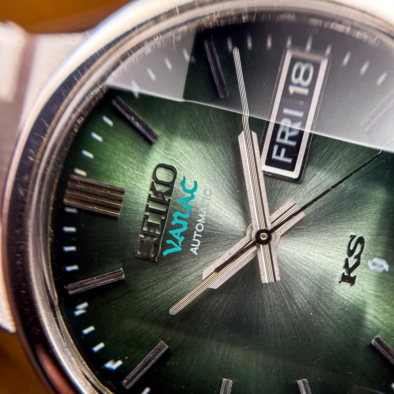 Seiko Seiko - King Seiko Vanac "Gradient Green Sunburst" 王道 (Ōdō) – The King’s Path - 5626-7140 - Men - 1974 vintage watch - image 23