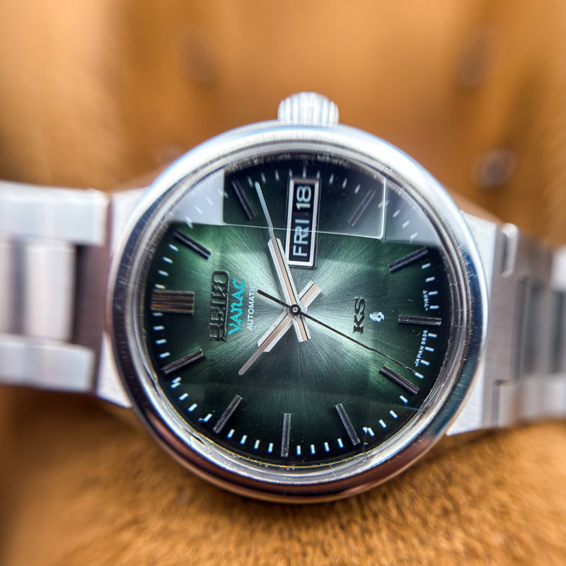 Seiko Seiko - King Seiko Vanac "Gradient Green Sunburst" 王道 (Ōdō) – The King’s Path - 5626-7140 - Men - 1974 vintage watch - image 24