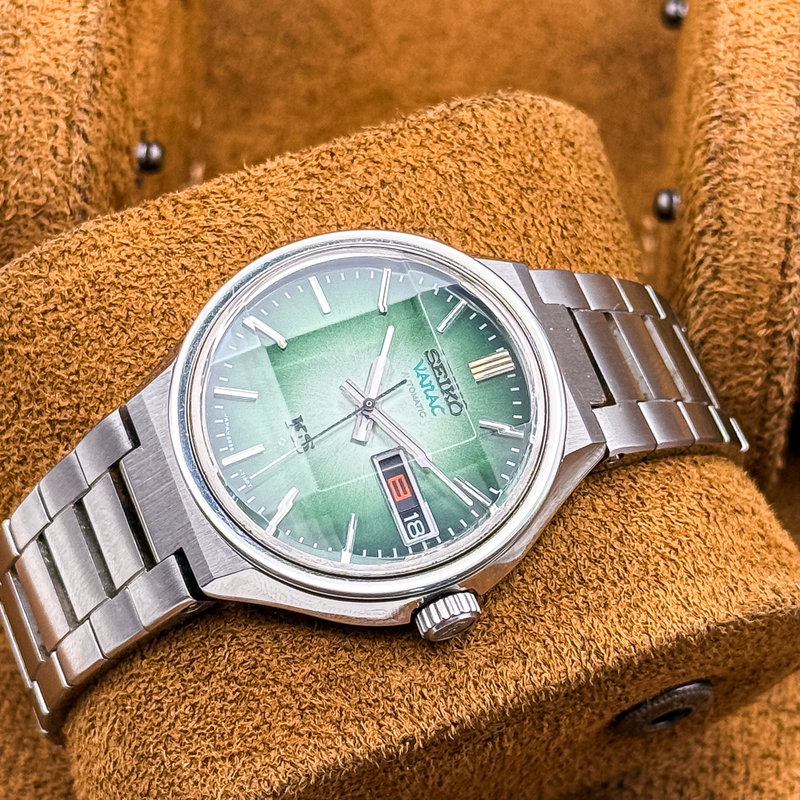 Seiko Seiko - King Seiko Vanac "Gradient Green Sunburst" 王道 (Ōdō) – The King’s Path - 5626-7140 - Men - 1974 vintage watch - image 35