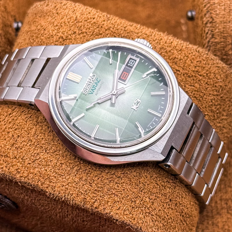 Seiko Seiko - King Seiko Vanac "Gradient Green Sunburst" 王道 (Ōdō) – The King’s Path - 5626-7140 - Men - 1974 vintage watch - image 39