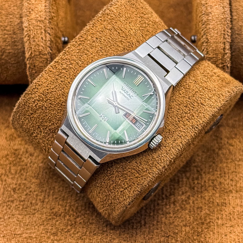 Seiko Seiko - King Seiko Vanac "Gradient Green Sunburst" 王道 (Ōdō) – The King’s Path - 5626-7140 - Men - 1974 vintage watch - image 40