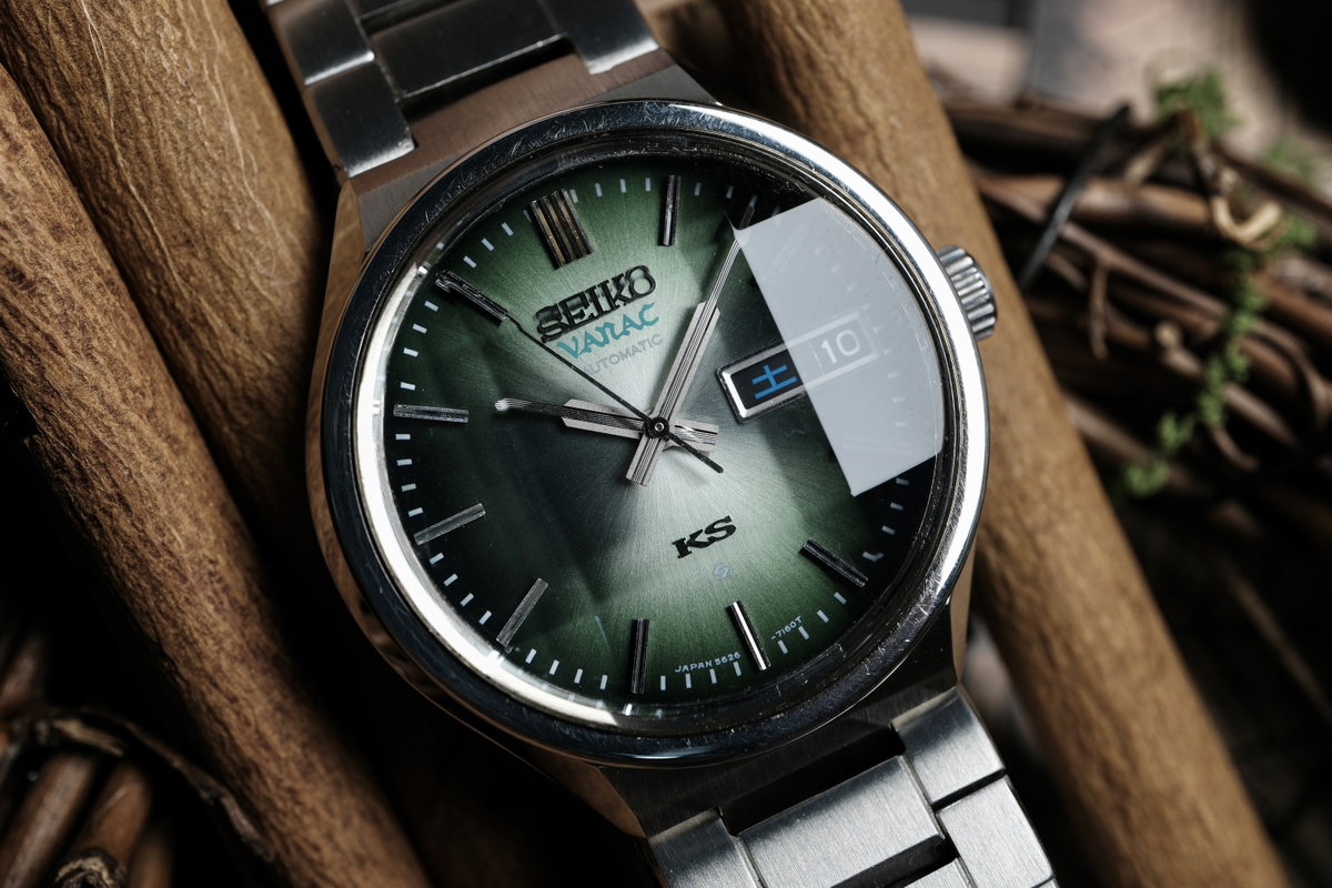 Seiko Seiko - King Seiko Vanac "Gradient Green Sunburst" 王道 (Ōdō) – The King’s Path - 5626-7140 - Men - 1974 vintage watch - image 2