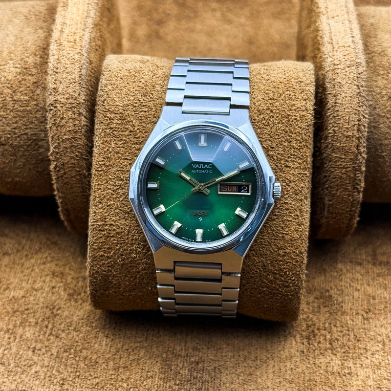 Seiko Seiko - King Seiko Vanac "Emerald Green Sunburst" 皇光 (Kōkō) – Imperial Light - 5626-7180 - Men - 1973 vintage watch - image 15